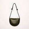 Leather Selene Bag in Moss/Black