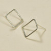 Selah Sterling Square Outline Earrings by Selah