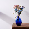 Remark Glass Blue 18th c Pocket Bottle Reproduction by Remark Glass