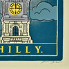 James Boyle Signed City Hall Philly Tarot Deck Screen Print 18 x 25 by James Boyle