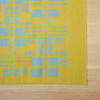 Frank Lloyd Wright Coonley Blocks 3x5 Flat Weave Cotton Rug