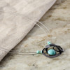 Crono Magnetic Clasp Freeform Double Wire Necklace