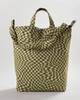 Trippy Checker Canvas Two-Way Tote