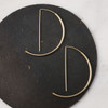 Gold Demilune Hoop Earrings