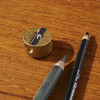 Mobius Ruppert Round Brass Double Pencil Sharpener