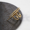 K/LLER Collection Parallel Quill Brass Ring