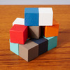 Elasti Cube: 3D Wooden Puzzle