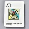 Philadelphia Museum of Art Kandinsky Circles in a Circle Enamel Pin 