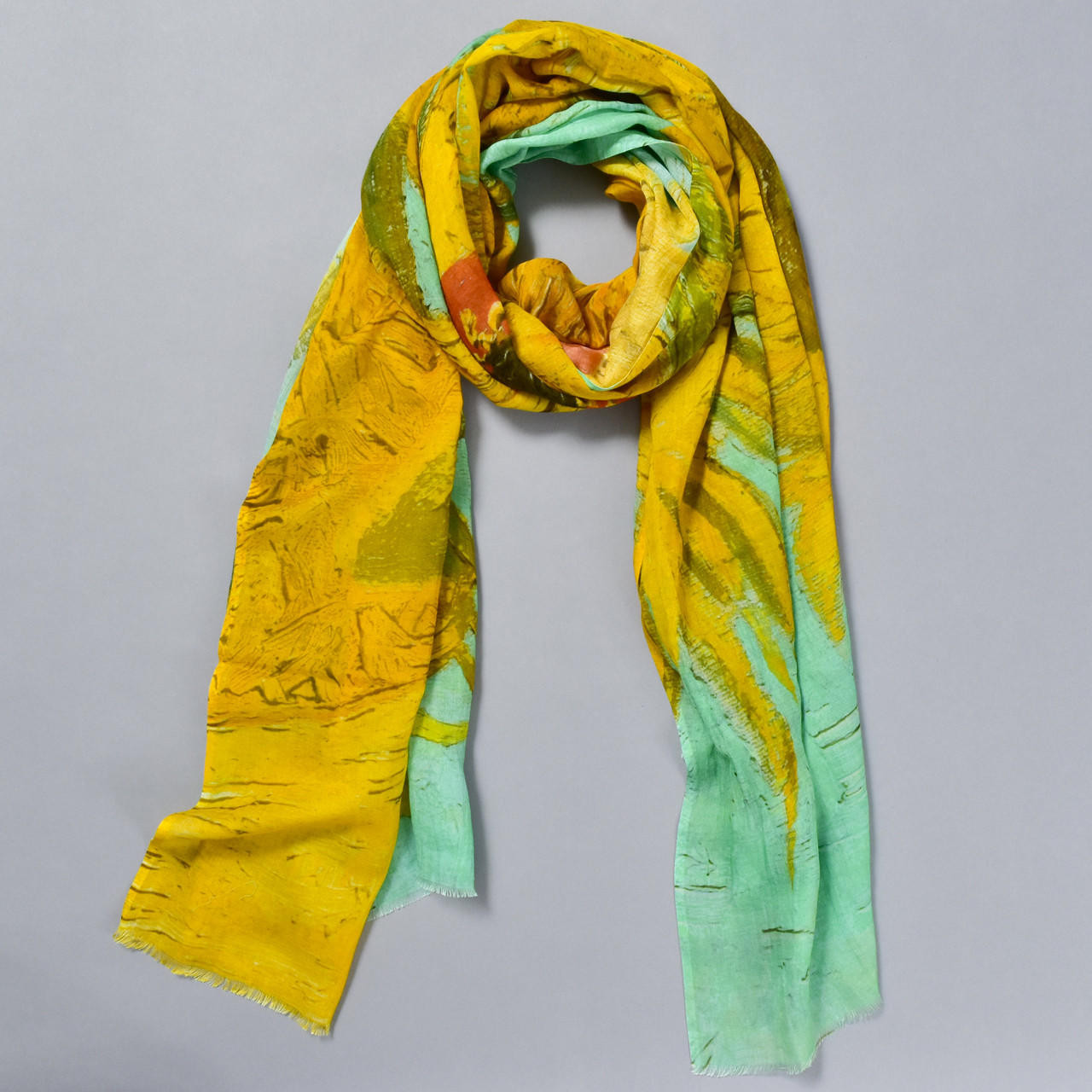 Van Gogh Sunflowers Scarf Philadelphia Museum Of Art