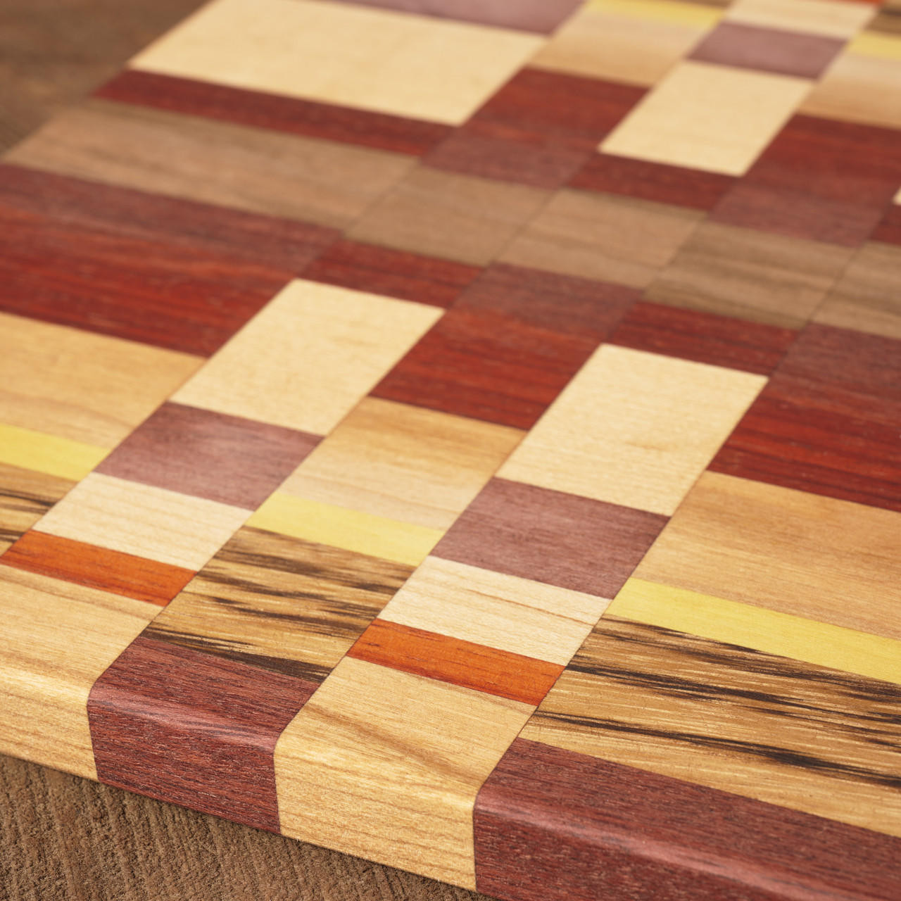 Small Exotic Wood Cutting Board by Honorable Oak