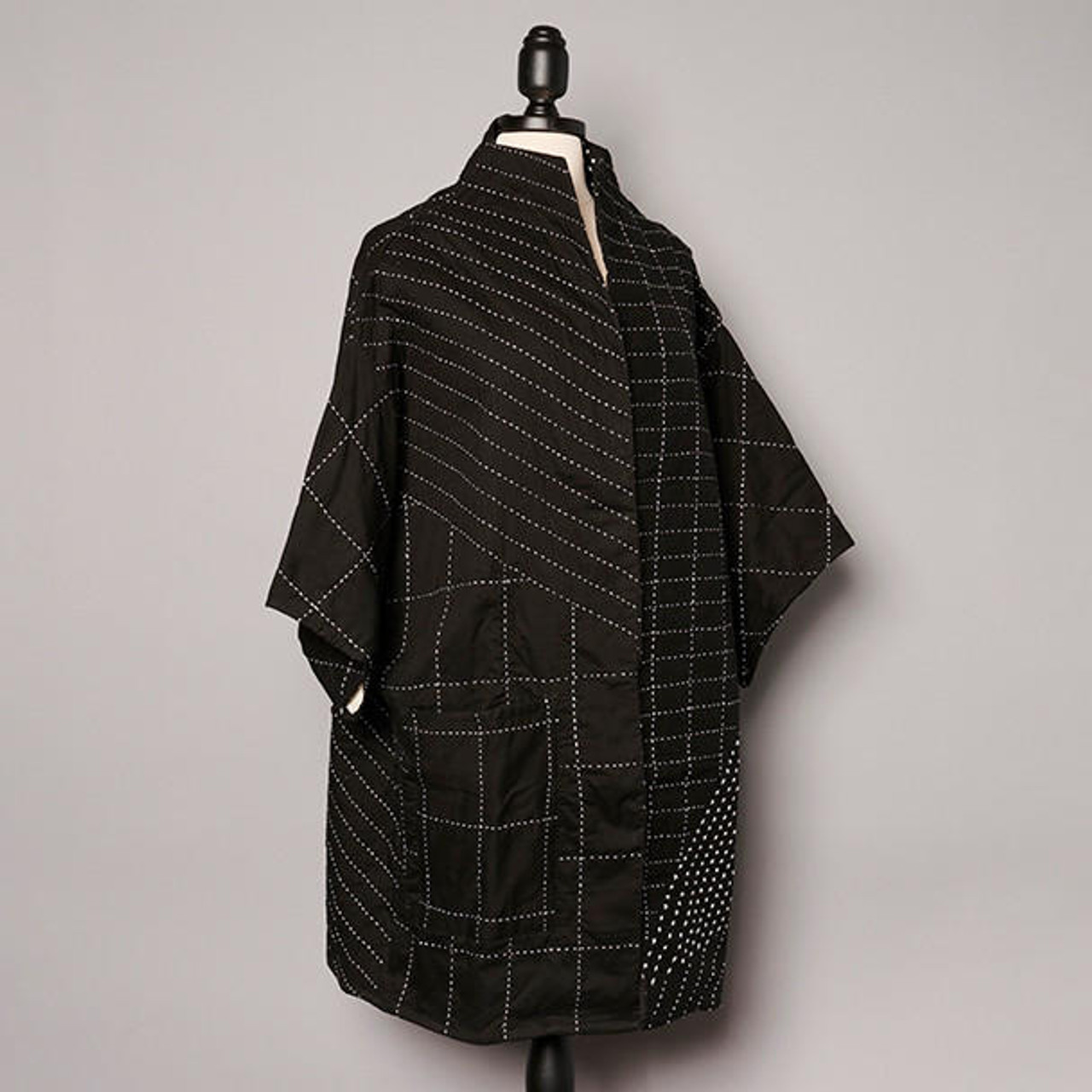 Charcoal Quilted Cocoon Jacket - Philadelphia Museum Of Art