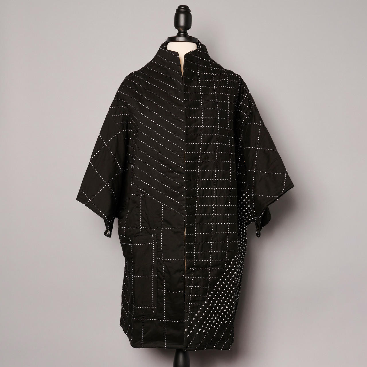 Charcoal Quilted Cocoon Jacket - Philadelphia Museum Of Art