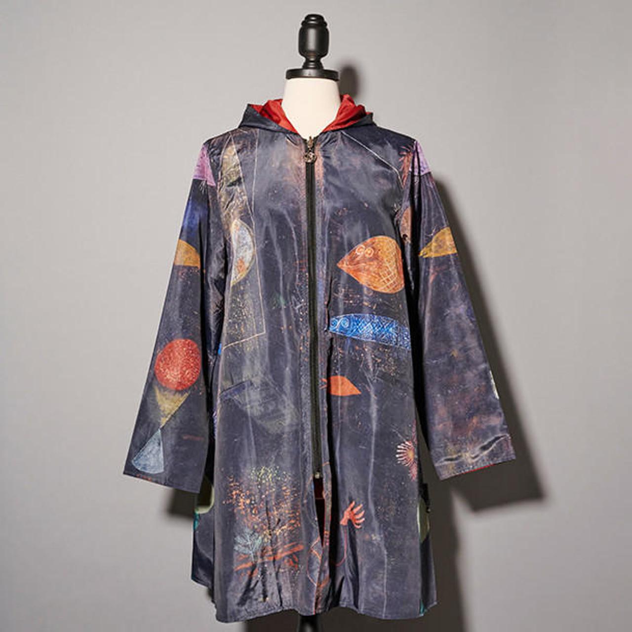 Boho raincoat sales