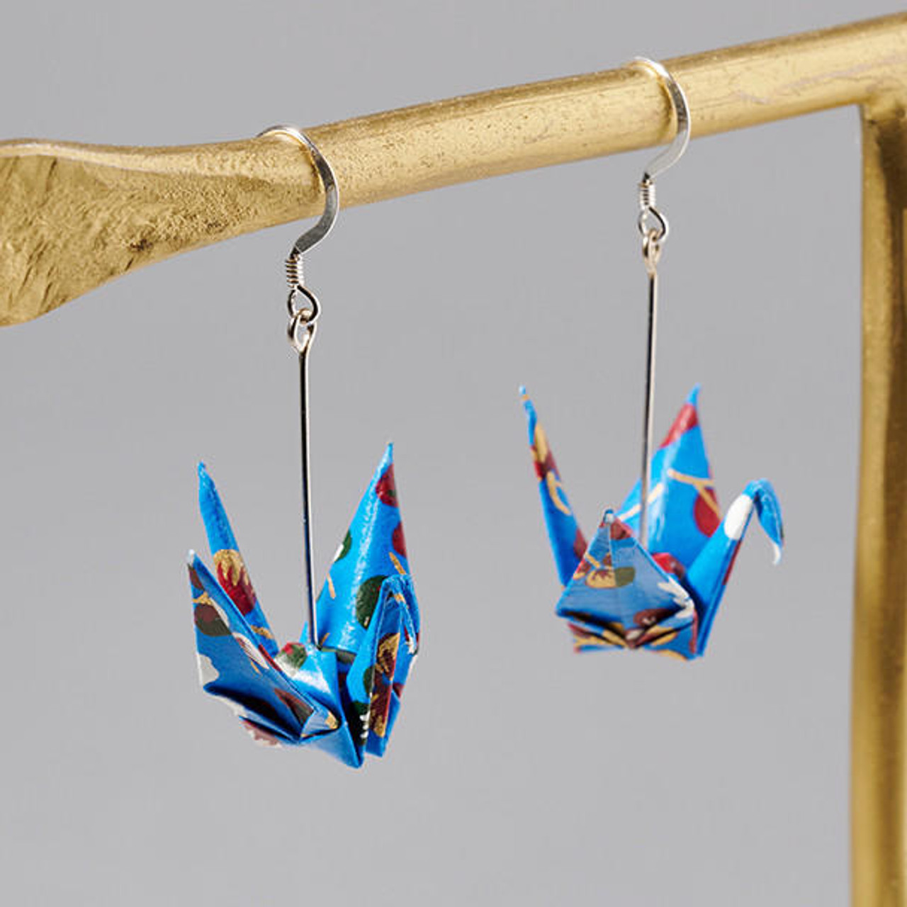 Kawaii Crane Earrings – Mountain Mantra