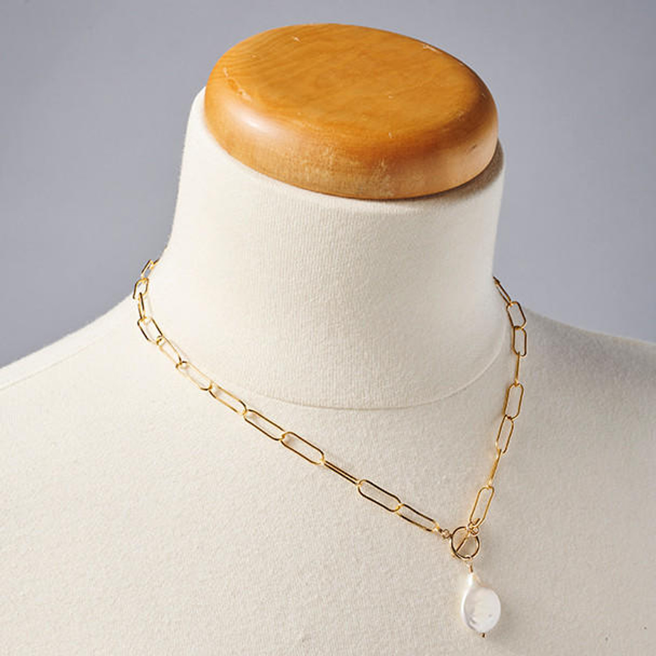 Large Link & Toggle Baroque Pearl Necklace by Susan Rifkin - Philadelphia  Museum Of Art