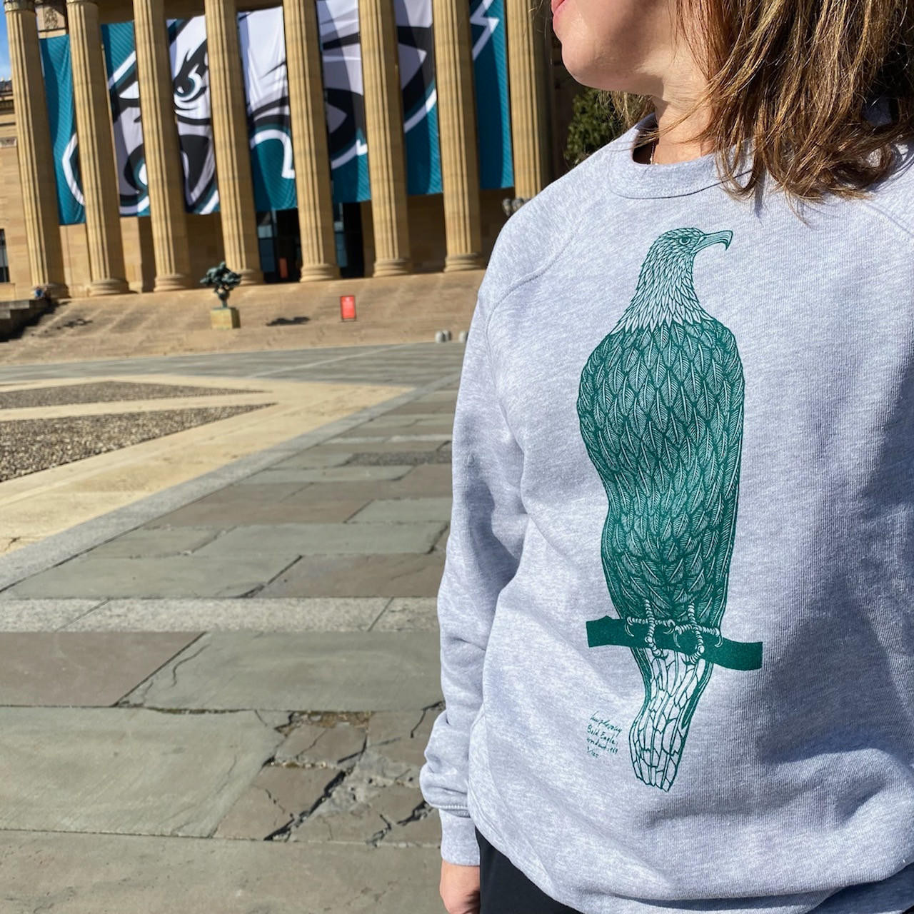 1948 Philadelphia Eagles Artwork: Unisex NuBlend® Hooded Sweatshirt