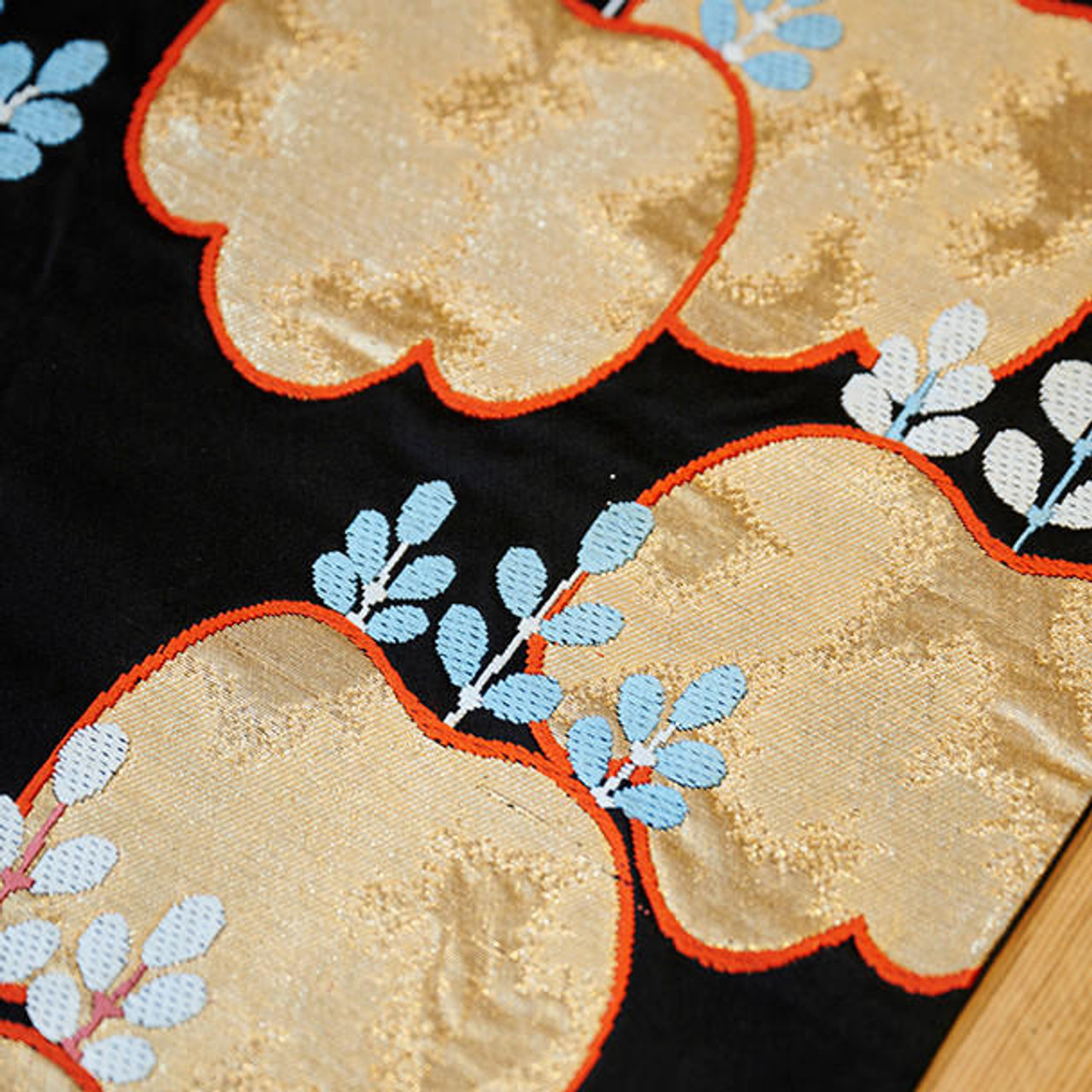 Japanese Traditional Kimono Obi Bag, Silk, Handmade, Made in Japan Cloud