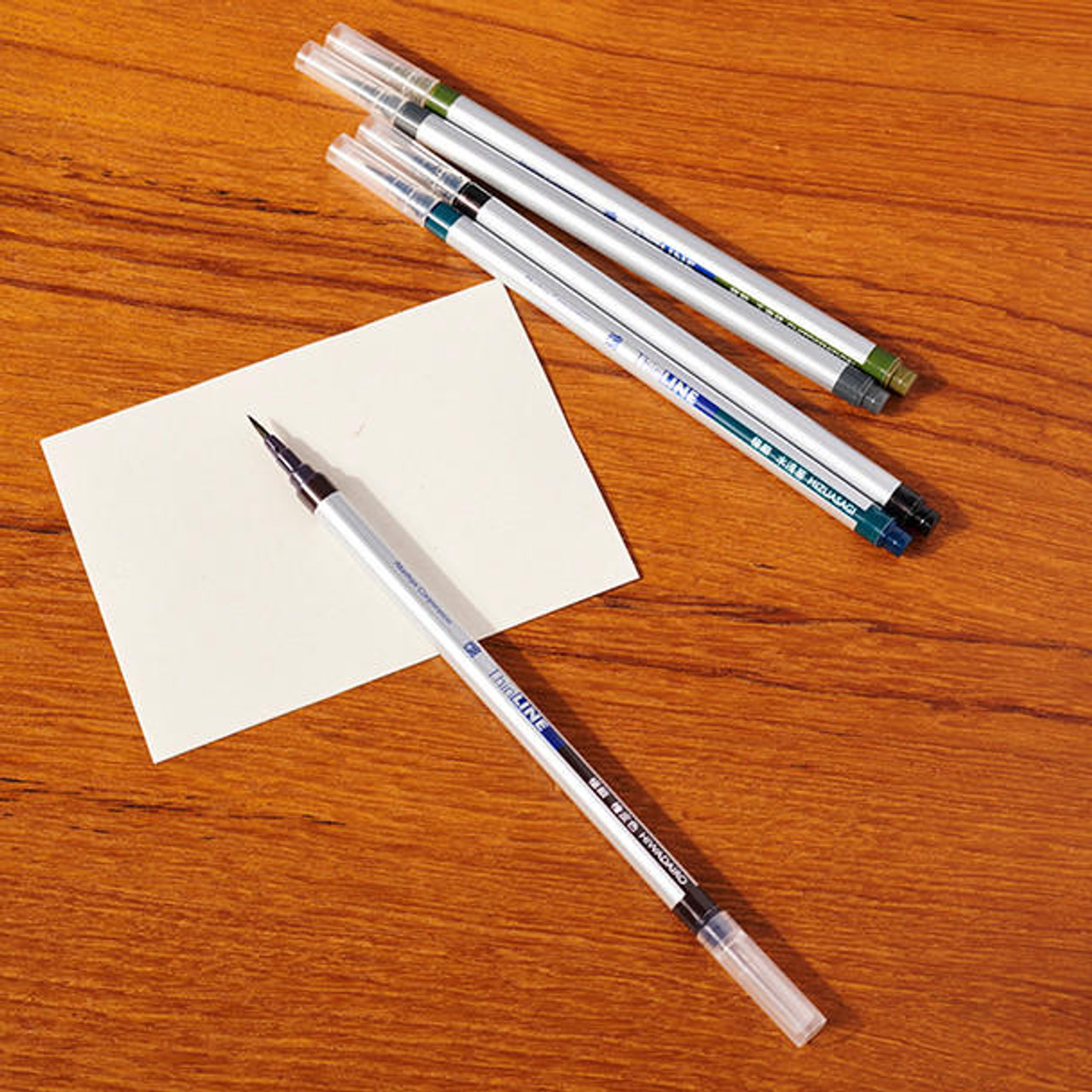 Pen Review: Akashiya Sai Thin Line Brush Pens - The Well-Appointed Desk