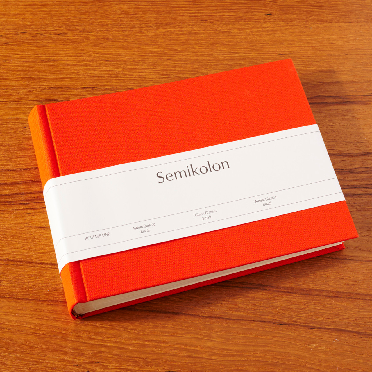 Semikolon Photo Album Classic Small Orange