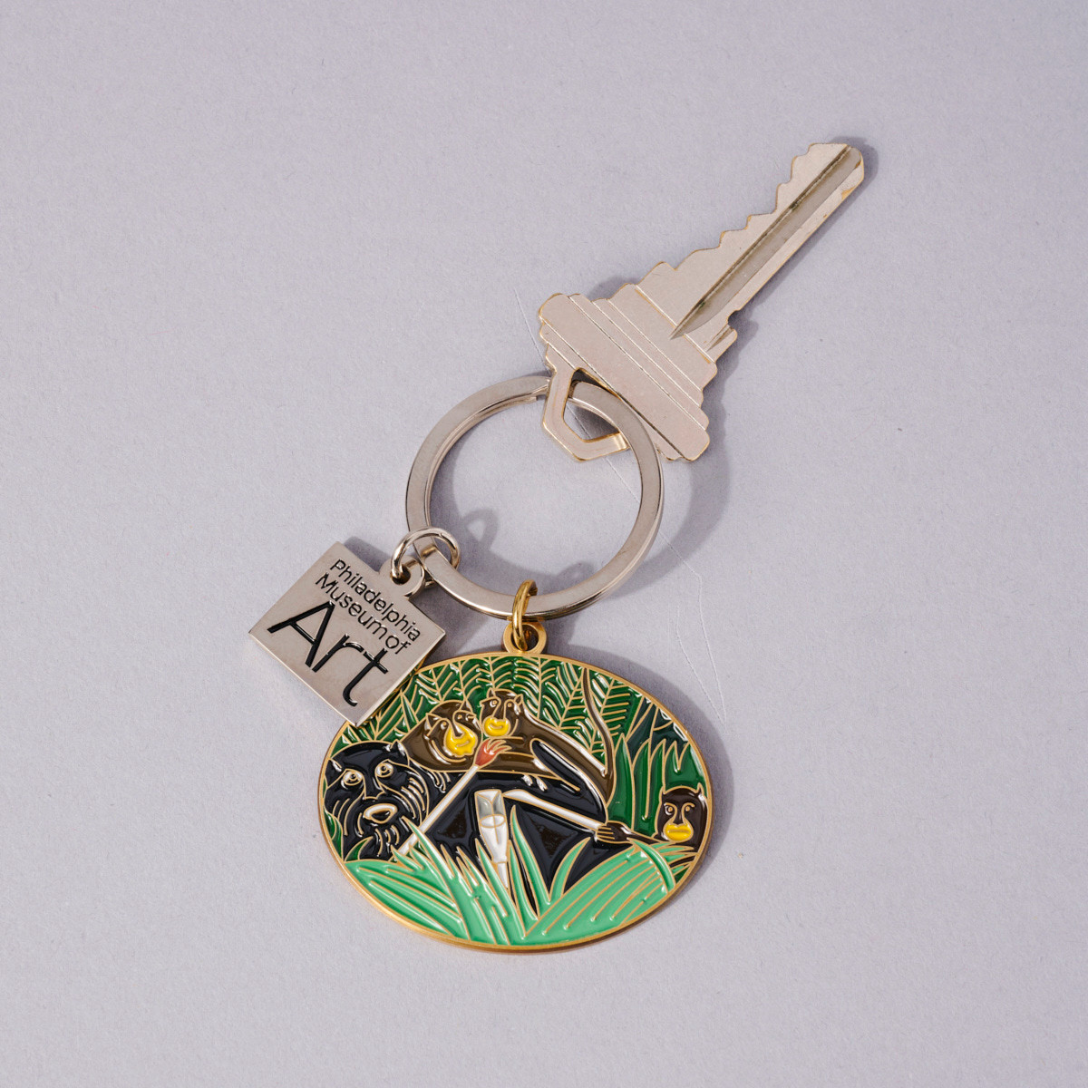 Rousseau Merry Jesters Keychain - Philadelphia Museum of Art Store