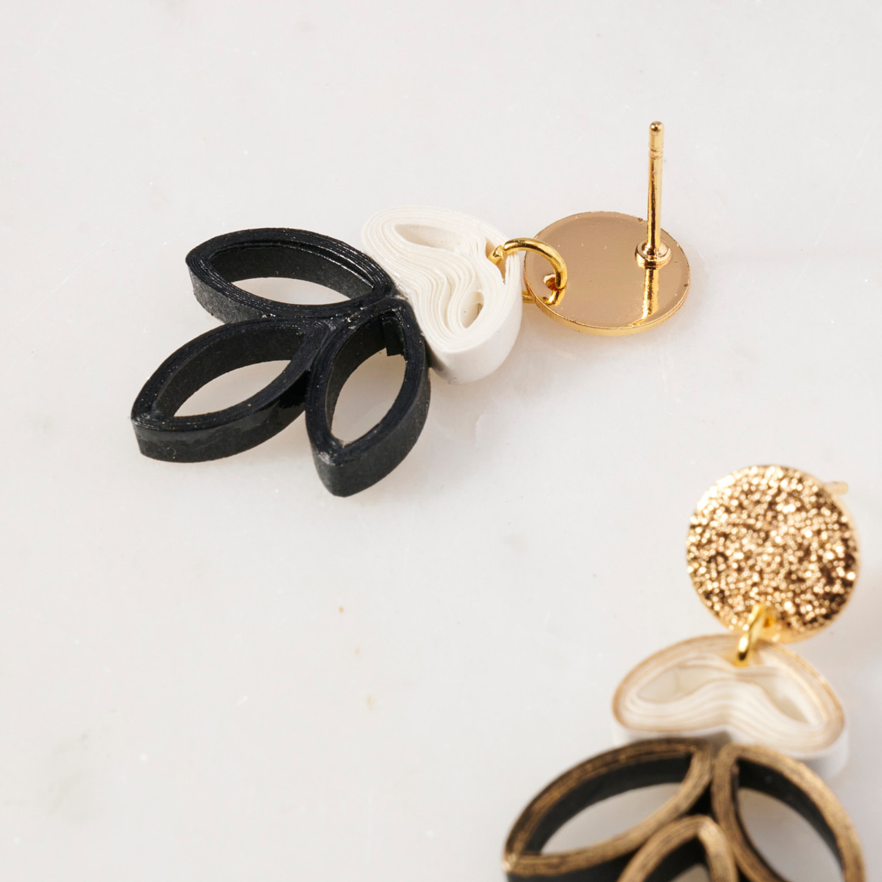 Sweet Strawberry Quilled Earrings – Josephine Alexander Collective