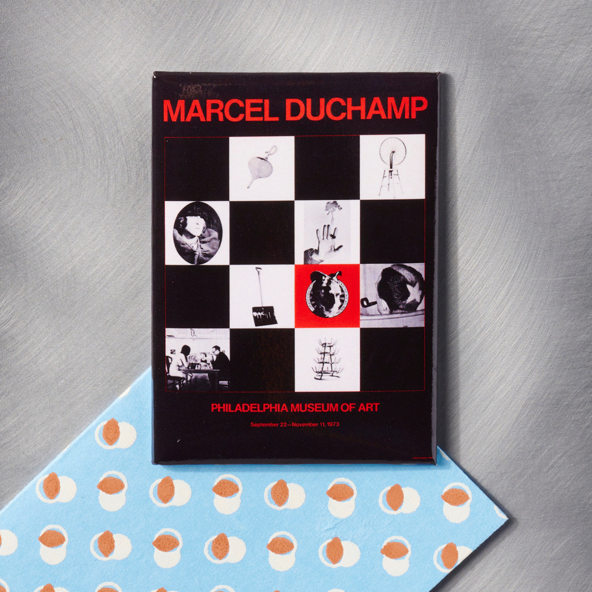 Duchamp PMA Exhibition Poster 1973 Magnet - Philadelphia Art