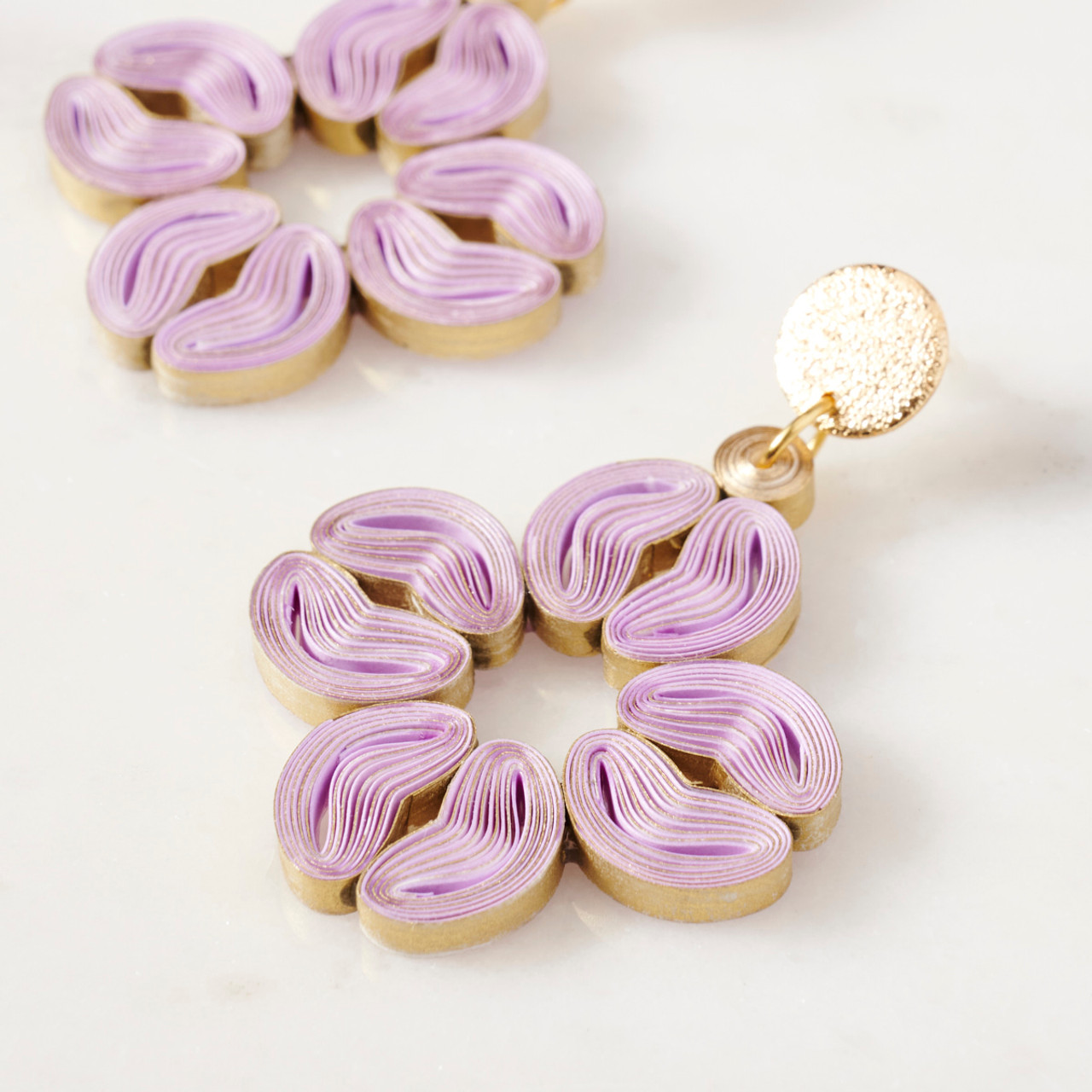 Cut Floral earrings | deaneyweaneyblooms