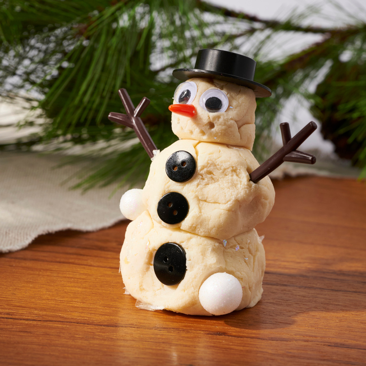 Snowman Mini Dough to Go