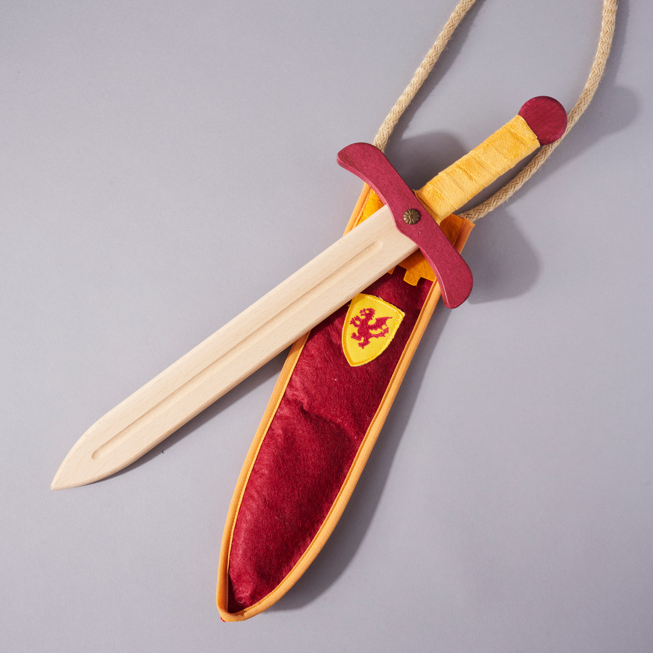 Garnet & Gold Camelot Sword and Pouch - Philadelphia Museum of Art