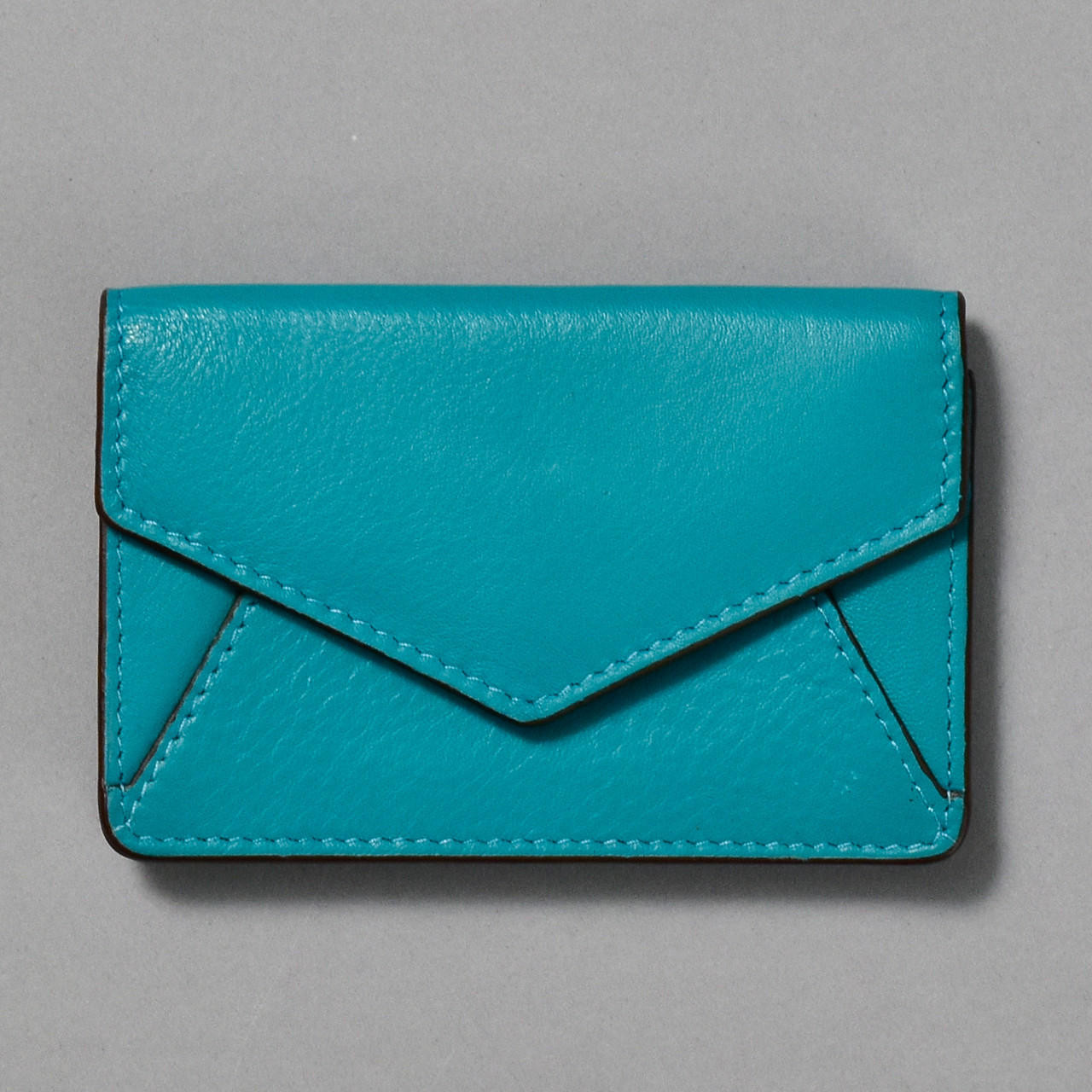 Personalized leather envelope clutch bag, travel wallet, small pouch woman  : Handmade Products 