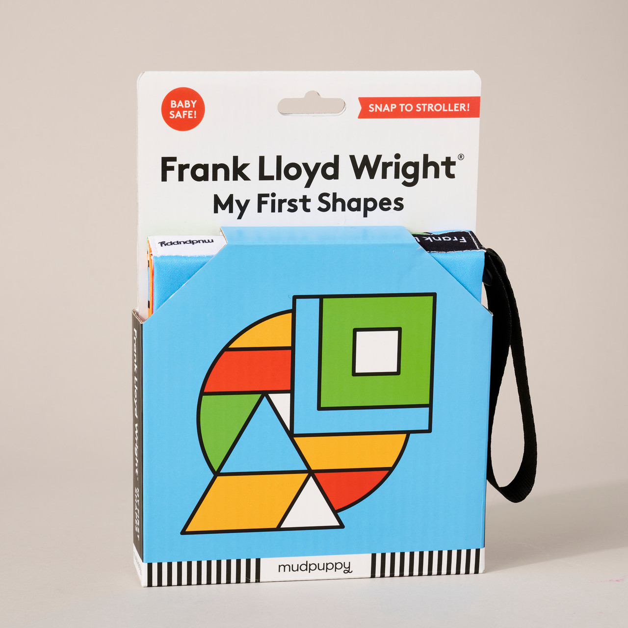 Frank Lloyd Wright My First Shapes Crinkle Fabric Stroller Book