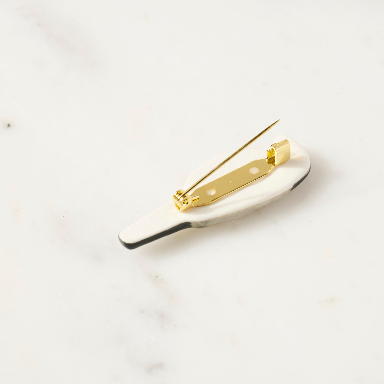 Bird Hand-Drawn Porcelain Brooch - Philadelphia Museum of Art Store