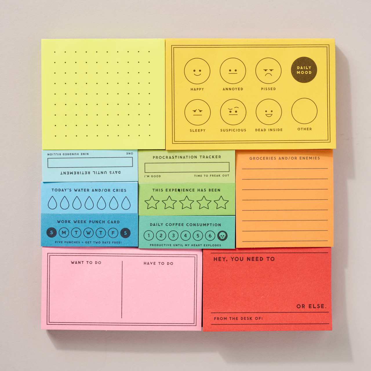 I've Got A Few Notes Tear-off Notepad Set - Philadelphia Museum of