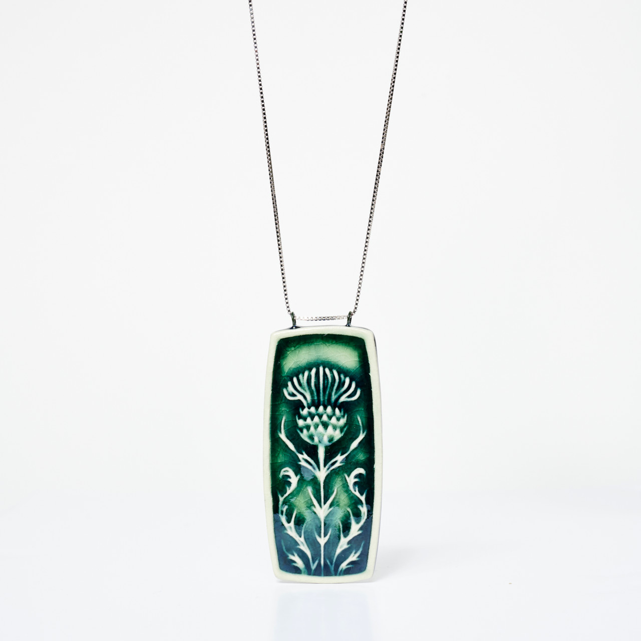 Thistle Ceramic Pendant by Christina Orthwein - Philadelphia