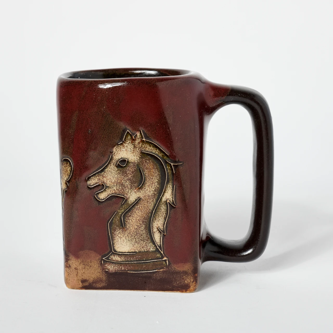 Mara Stoneware Chess Pieces Square Mug