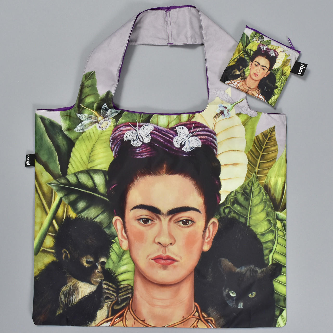 Frida Self Portrait with Hummingbird Folding Tote - Philadelphia