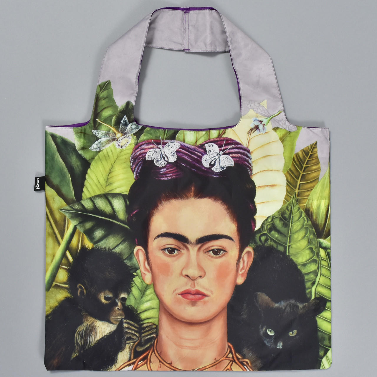 Frida Self Portrait with Hummingbird Folding Tote Philadelphia