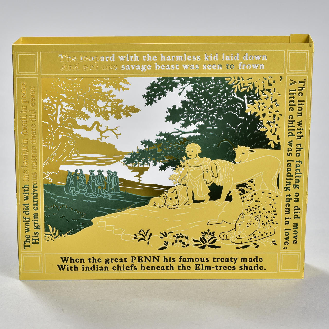 Hicks: Peaceable Kingdom Pop Up Card - Philadelphia Museum of Art