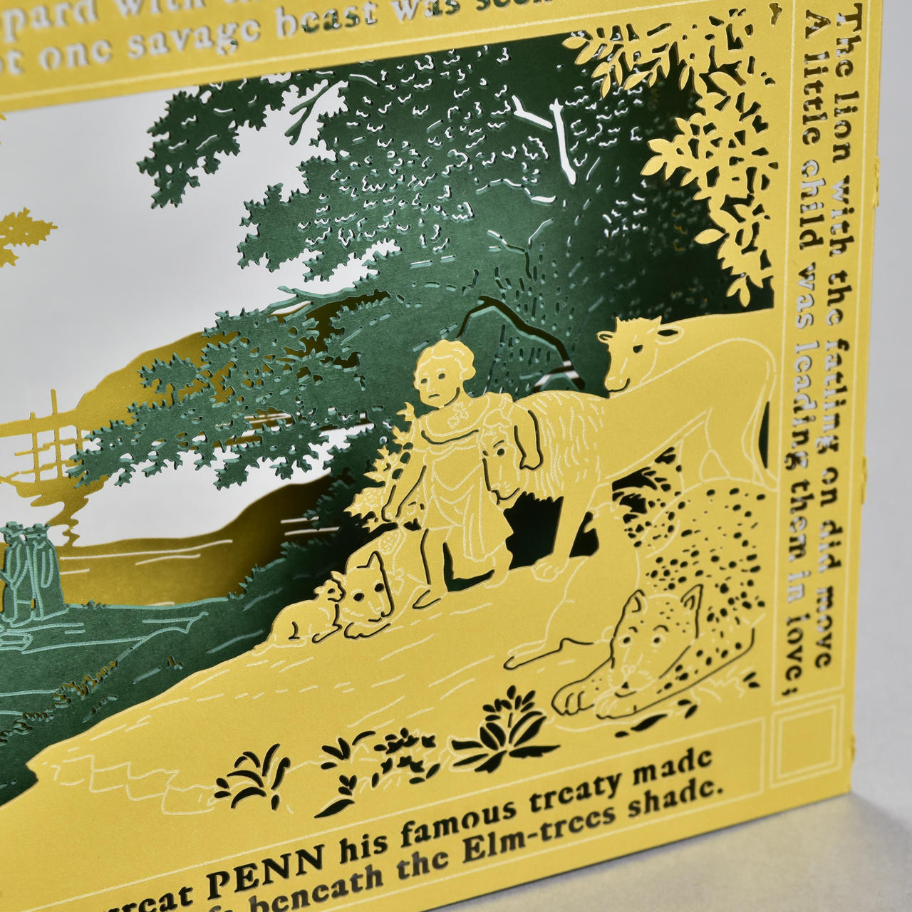 Hicks: Peaceable Kingdom Pop Up Card - Philadelphia Museum of Art