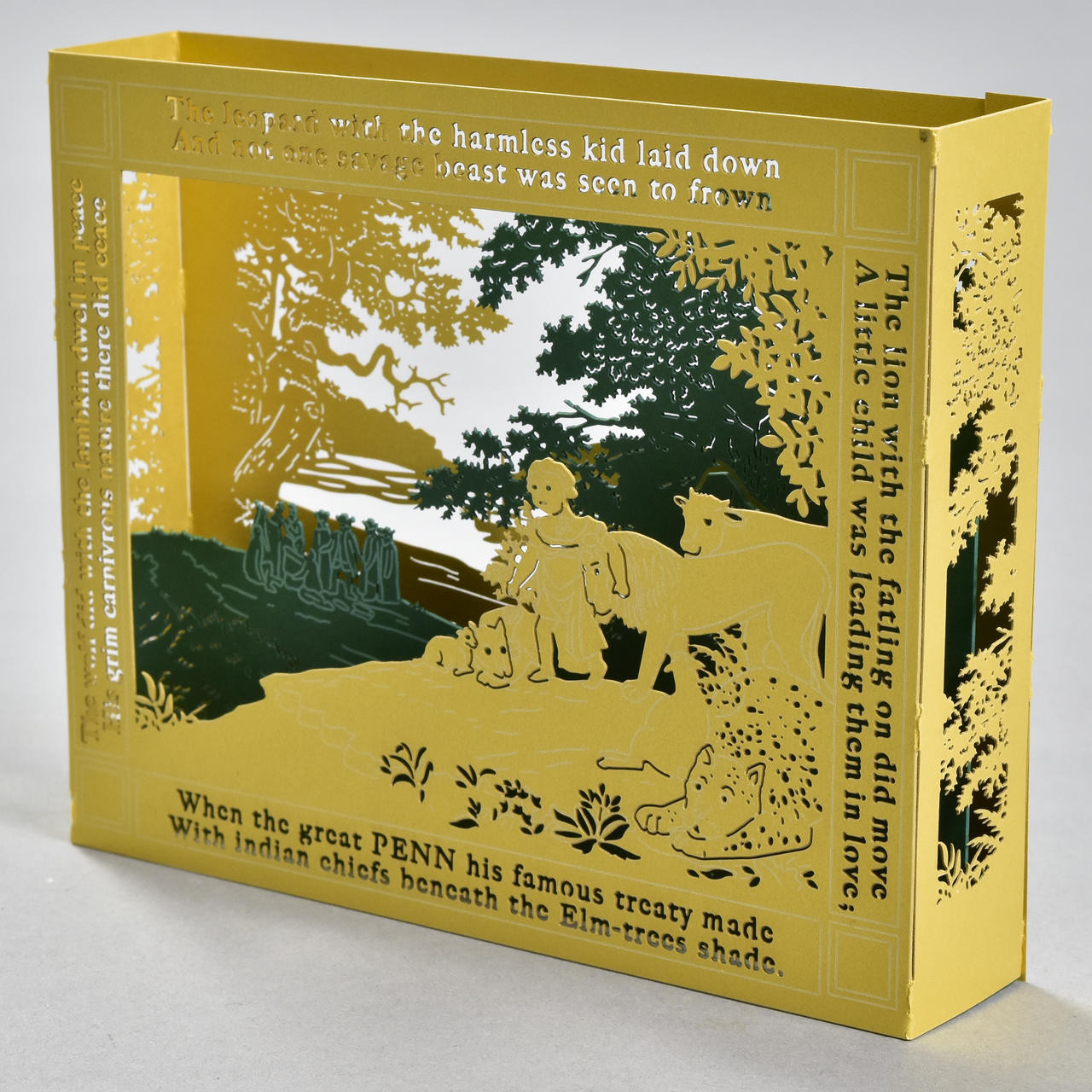 Hicks: Peaceable Kingdom Pop Up Card - Philadelphia Museum of Art