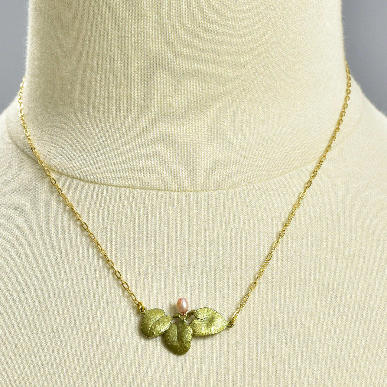 Dainty Water Lily Necklace