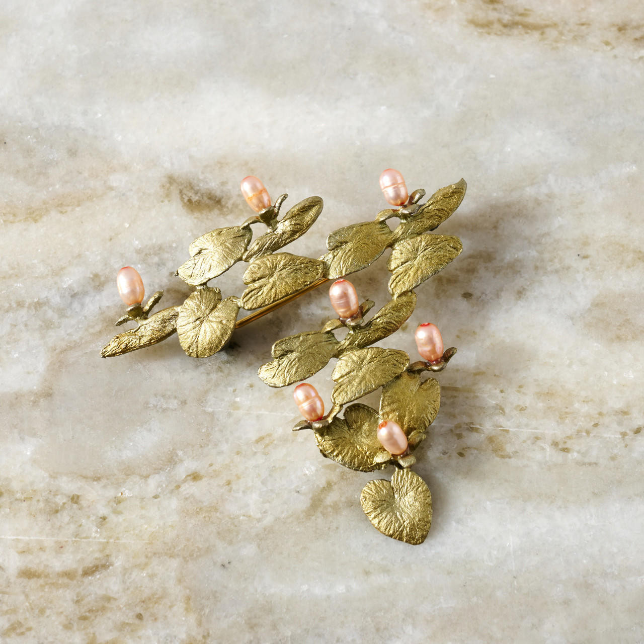 【ビンテージ】 マイケルミショーWater Lilies ブローチ Water Lily Brooch - Philadelphia Museum of Art Store