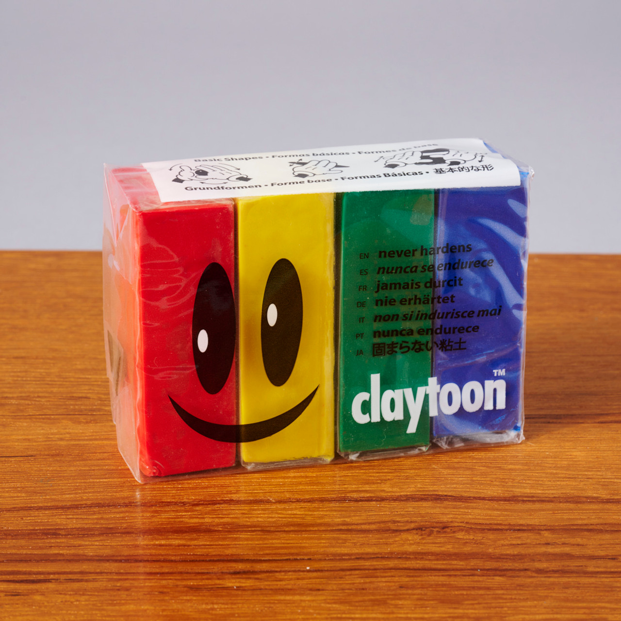 Claytoon Non-Hardening Modeling Clay - Cool Colors, 1lb