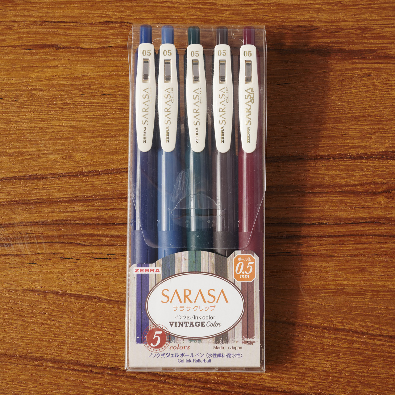 Sarasa Vintage Color Ink Pen Set #1