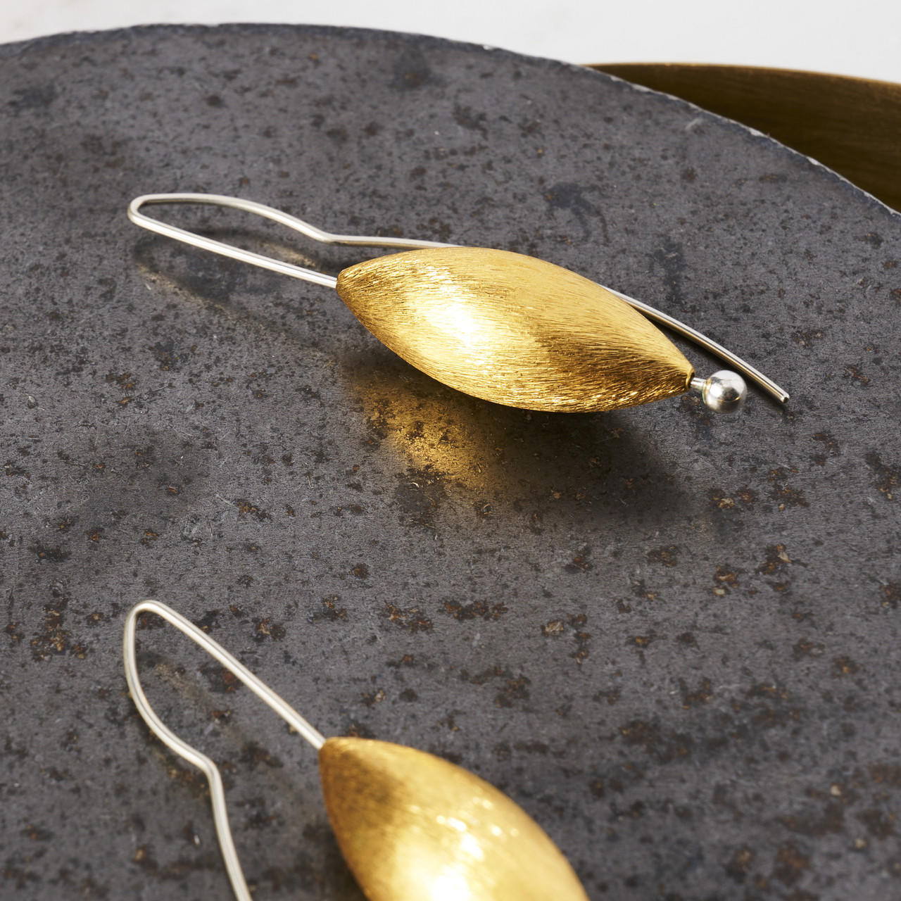 Sterling Gold-Plated Cone Earrings - Philadelphia Museum Of Art