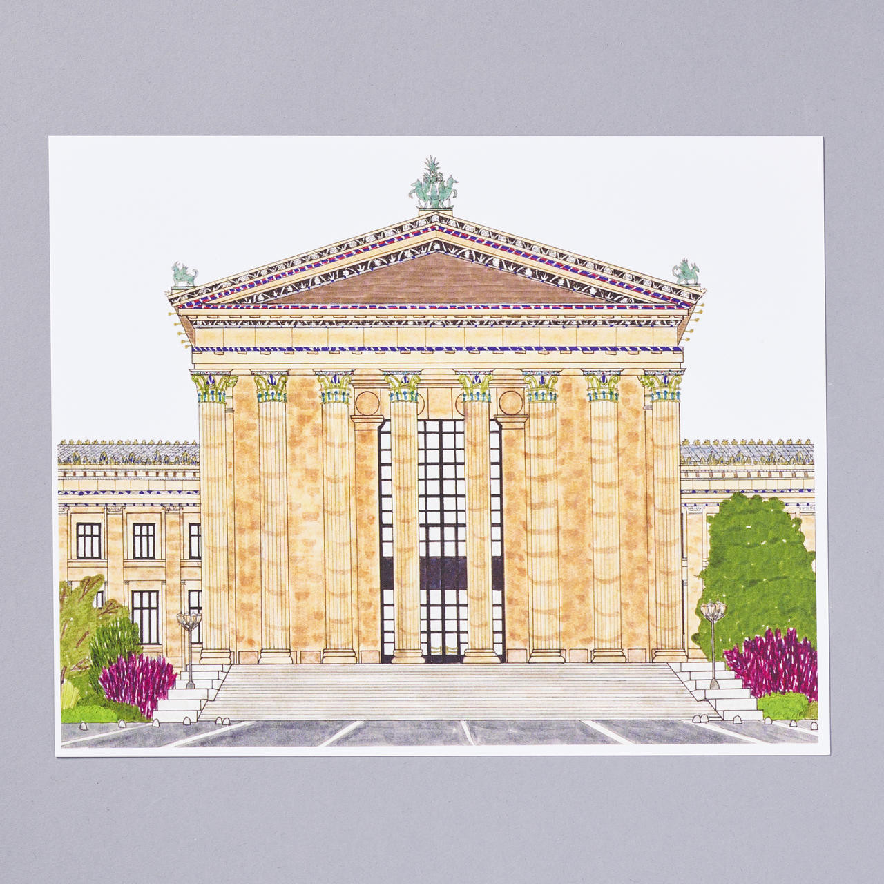 Philadelphia Museum Of Art Print By ArtbyAliciaL Philadelphia Museum   17924  35910.1658168976 