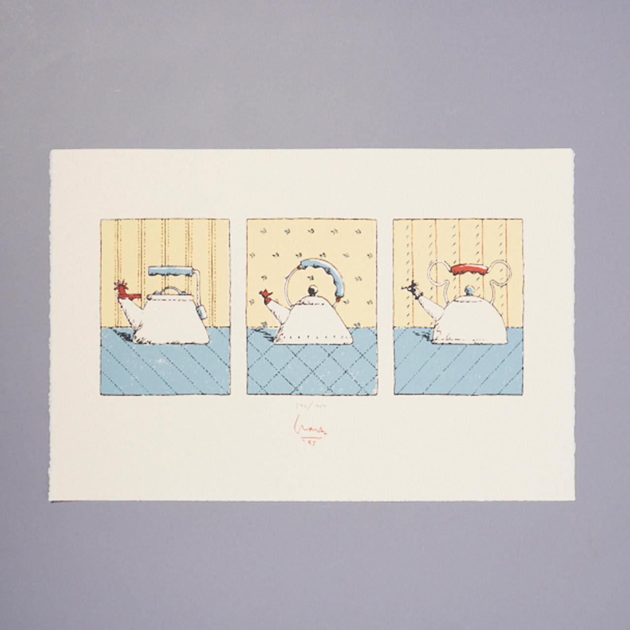 Michael Graves Tea for Three Silkscreen Print - Philadelphia Art