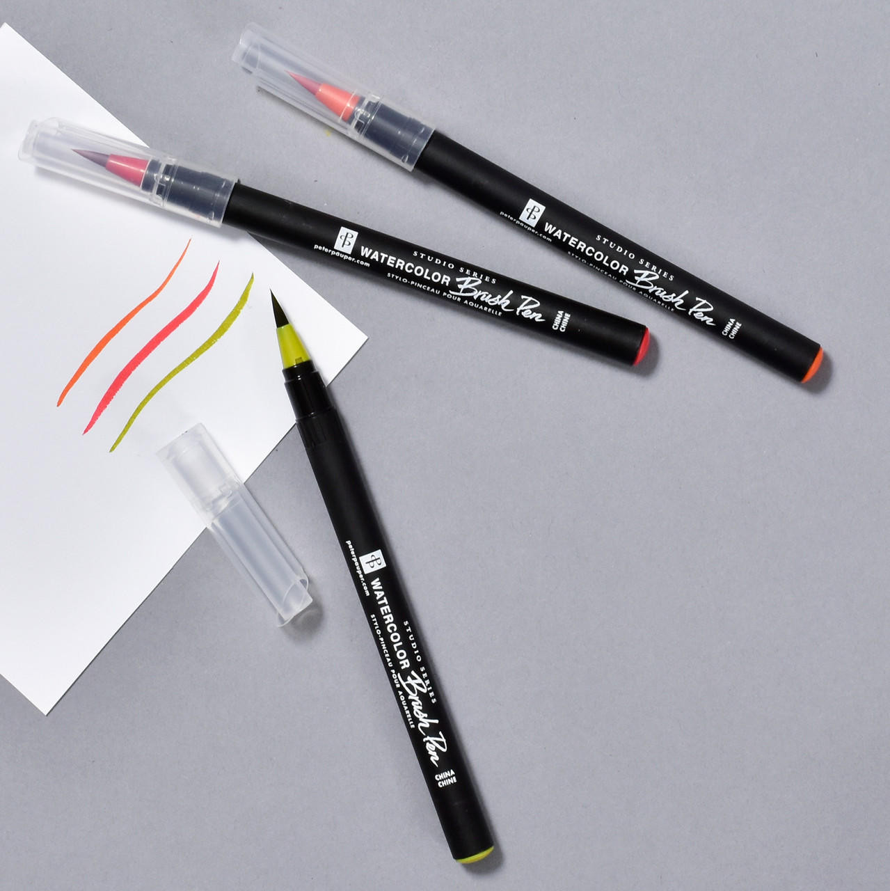 Studio Series Watercolor Brush Marker Pens (Set of 24 pens, plus bonus  water brush), Great for Hand Lettering, Calligraphy, Manga, Comics, Adult