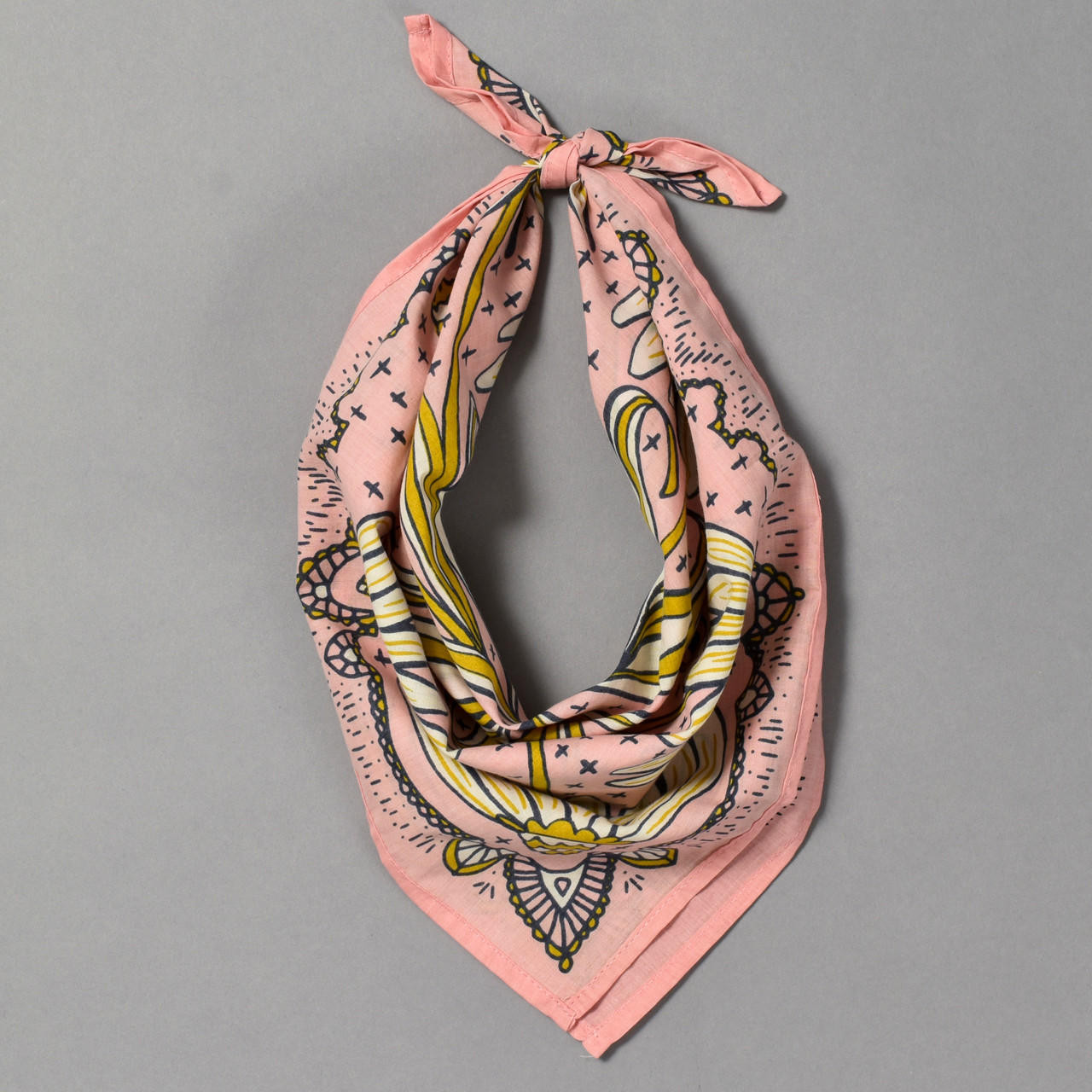 Maude Pink Botanical Bandana