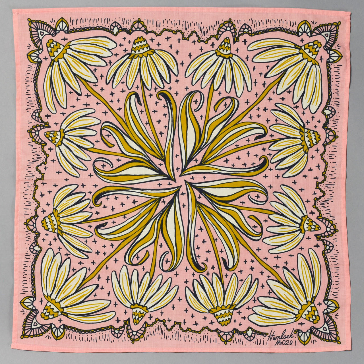 Maude Pink Botanical Bandana